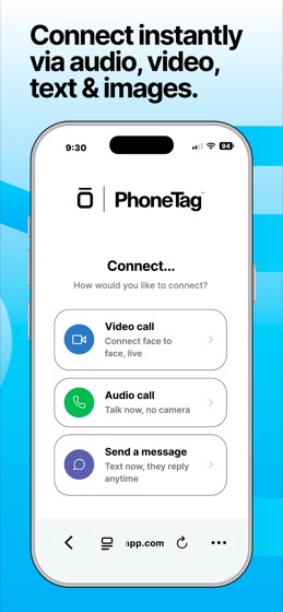 PhoneTag app screenshot 2