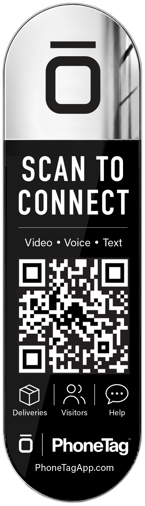 PhoneTag steel video intercom