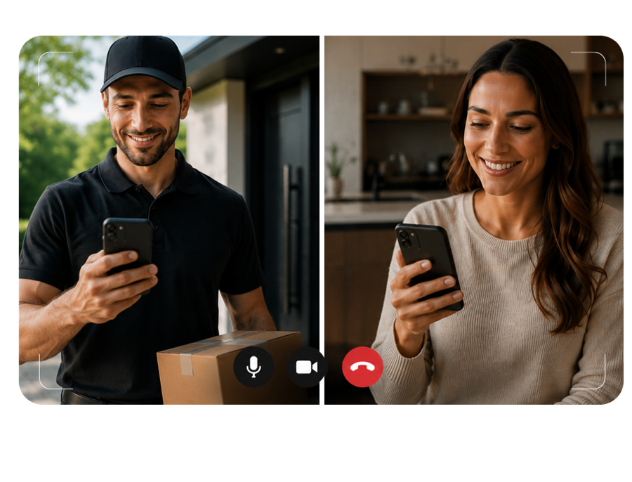 Face-to-face intercom