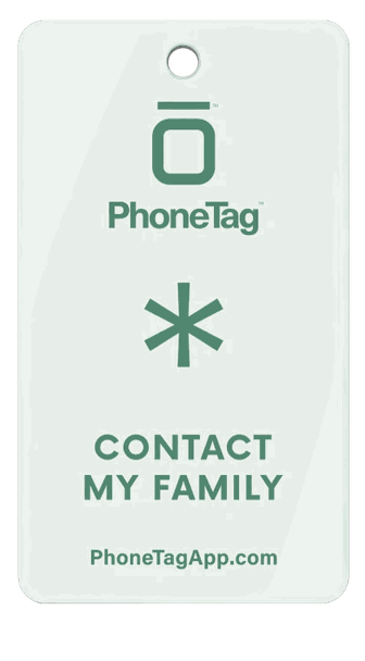 PhoneTag Family tag in Mint